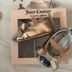 Juicy couture baby size 2 shoes
